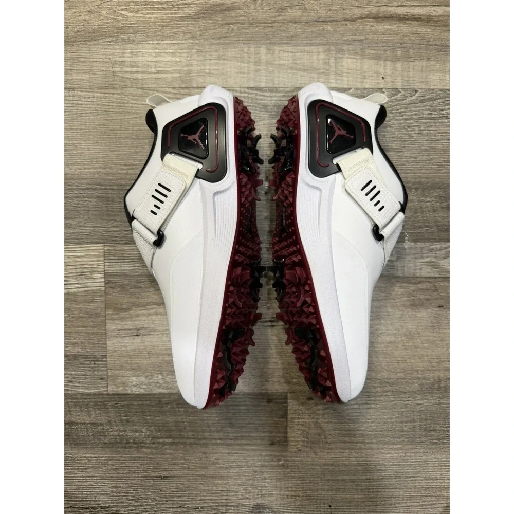 Air Jordan Rev Golf Shoes White Black Team Red Men's Size 6.5 New FV6338-104